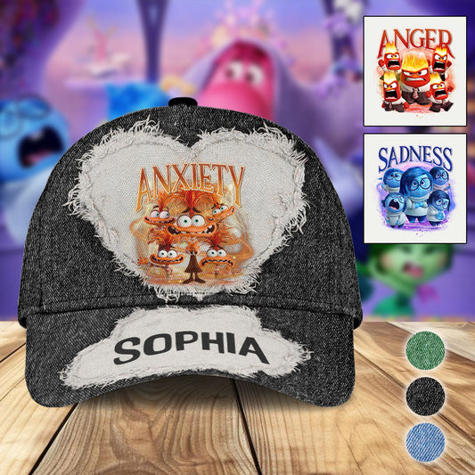 Anxiety Emotion Bootleg - Personalized Classic Cap