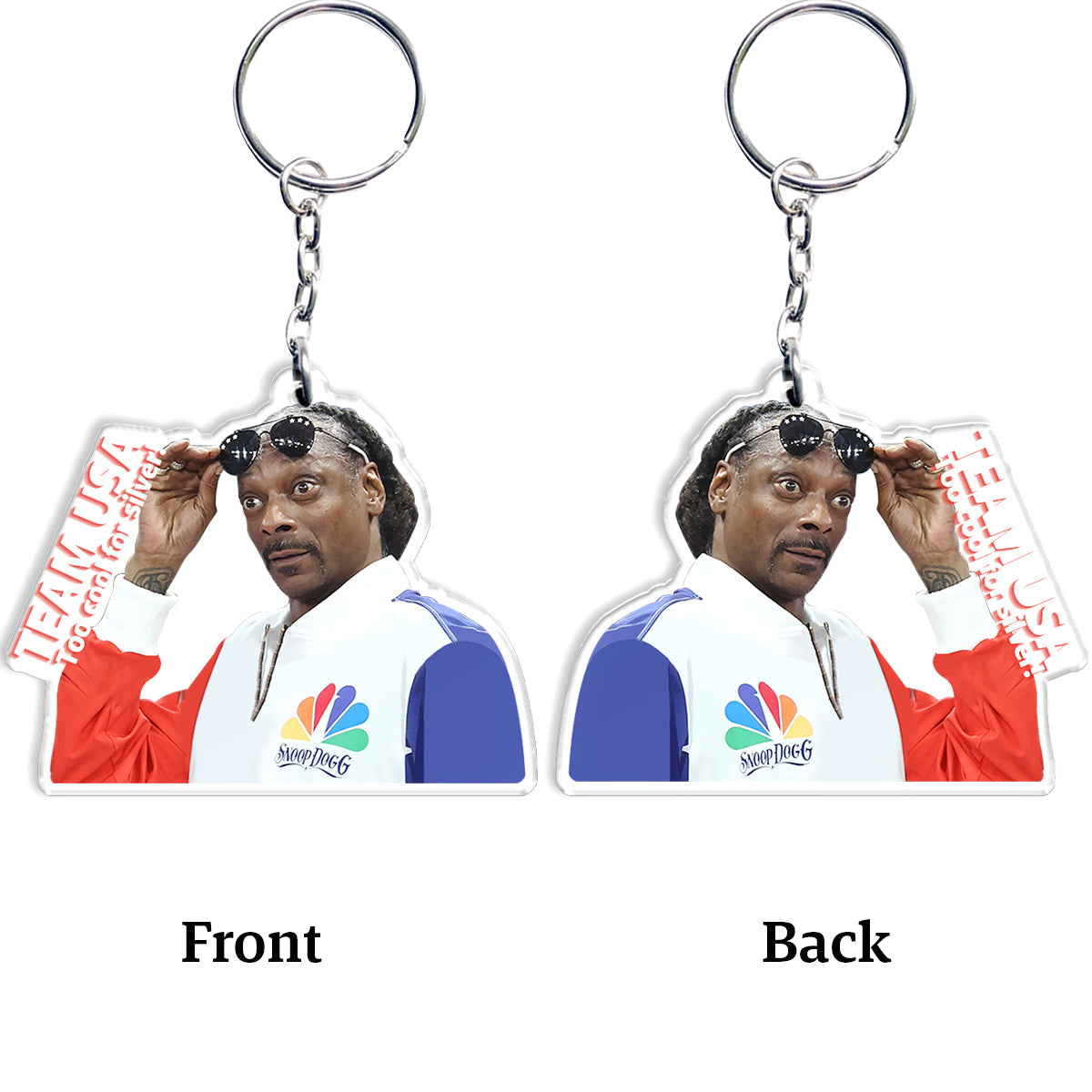 Snoop Dogg Team USA 2024 - Custom Shaped Keychain