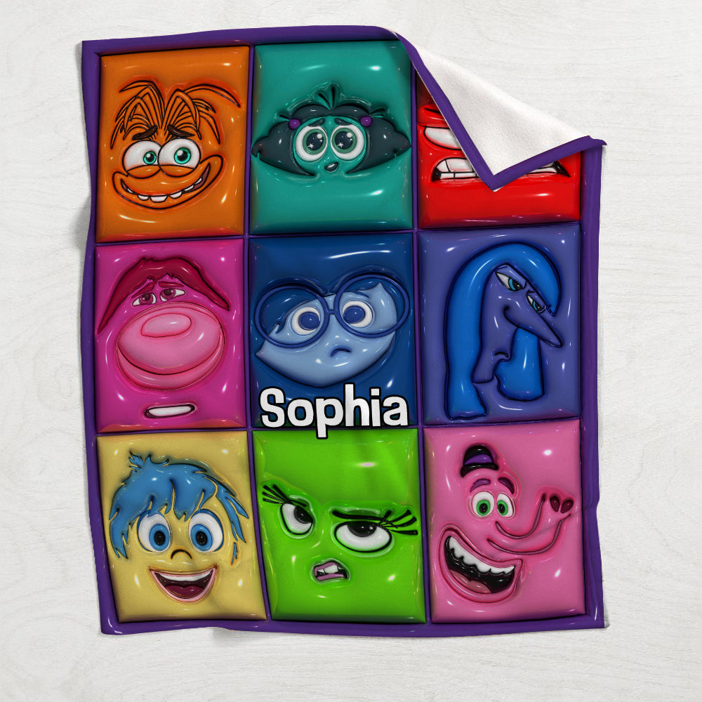 It's Okay To Feel All The Feels - Personalized Blanket