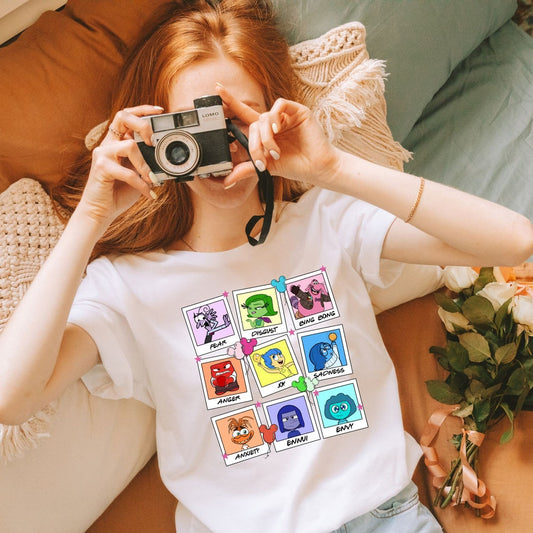 Characters Shirt, WDW Movie 2024 Shirt, Family Vacation 2024, Joy Sadness Anger Envy T-shirt & Hoodie