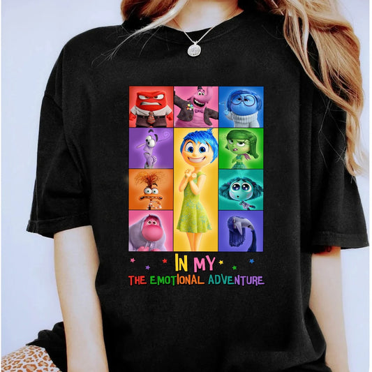 Characters In My Emotional Adventure Shirt, Family Matching Shirt, WDW Epcot Theme Park T-shirt & Hoodie