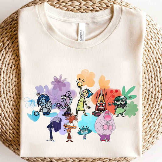 Characters Group T-Shirt, Today Is A Core Memory Day, Movie 2024 Tee, Family Holiday Trip T-shirt & Hoodie