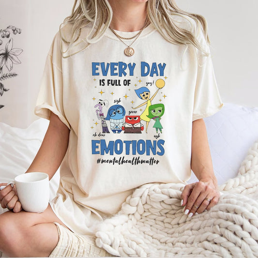 It's Okay To Feel All The Feels Shirt, Emotions Portrait T-Shirt, Mental Health Awareness Tee T-shirt & Hoodie