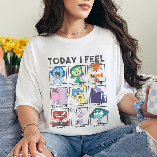 Tshirt Tee Adult Anxiety T-Shirt Anxiety Shirt Autism Emotions Tee World Pariss T-shirt & Hoodie