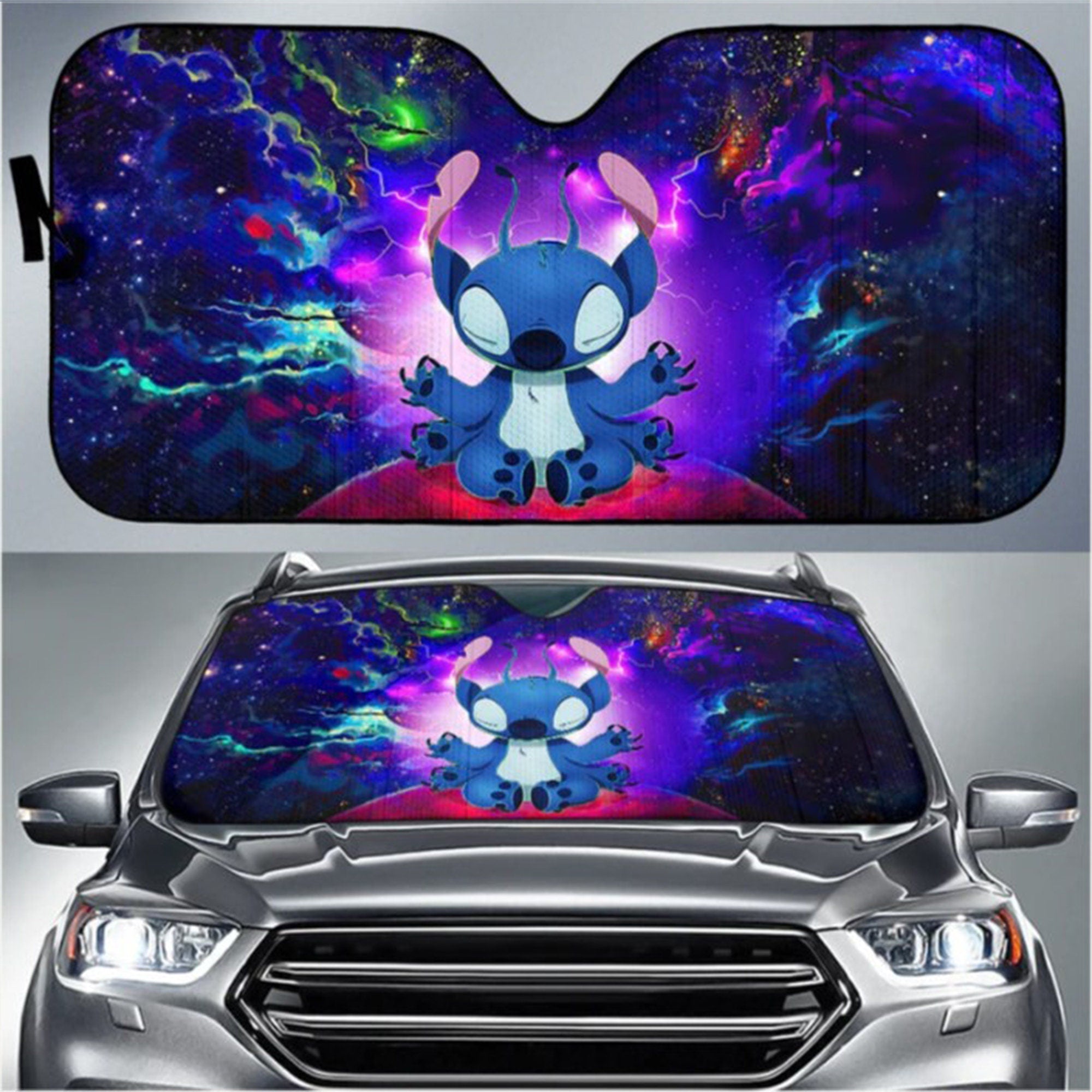 Galaxy Peace Ohana Car Sunshade 0523