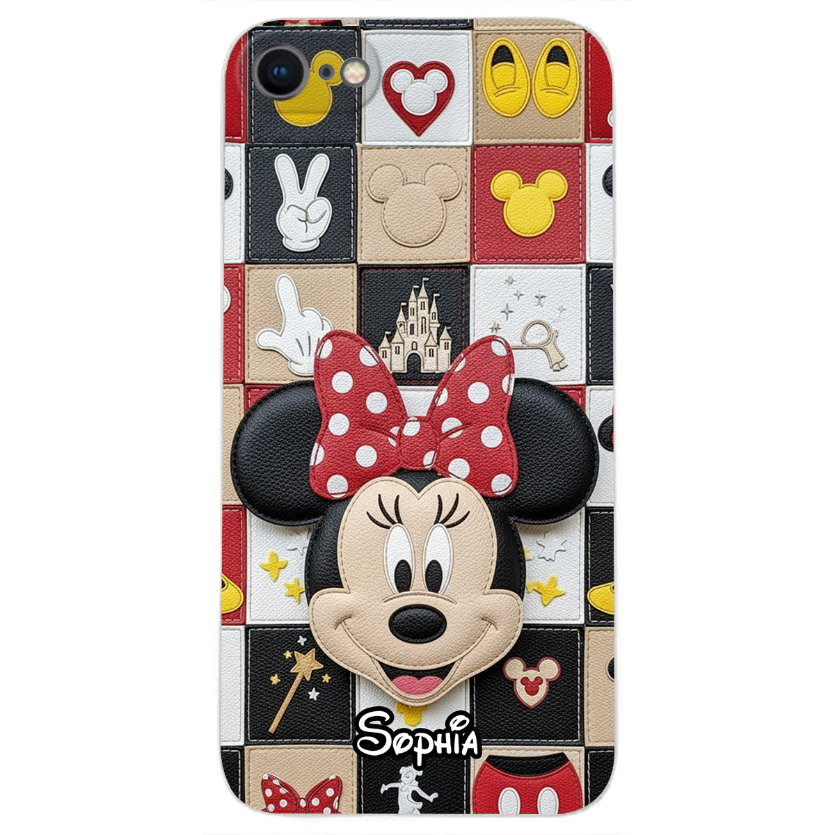 Magical Friends - Personalized Mouse Leather Phone Case