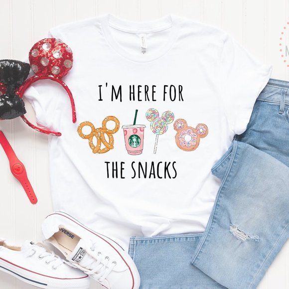 I'm Here For The Snacks Mouse T-shirt and Hoodie
