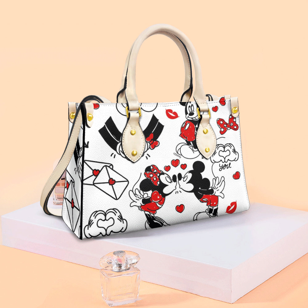 Love Mouse Mouse Leather Handbag 0523