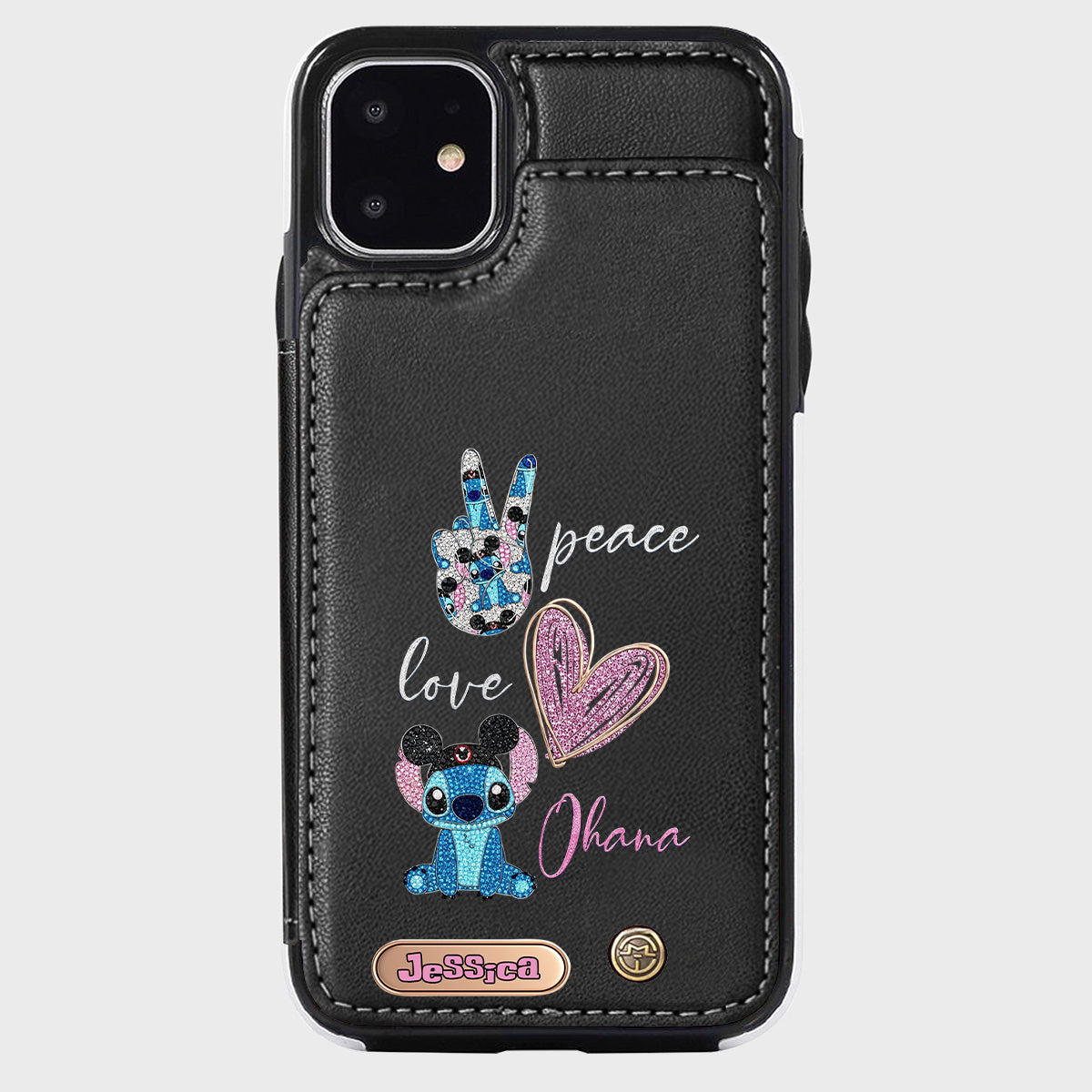 Ohana Means Family - Personalized Ohana Wallet Phone Case