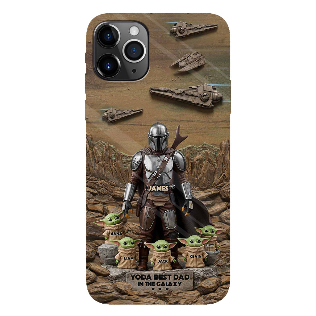 The Best Dad, Grandpa, Uncle,.. - Personalized The Force Full Print Phone Case
