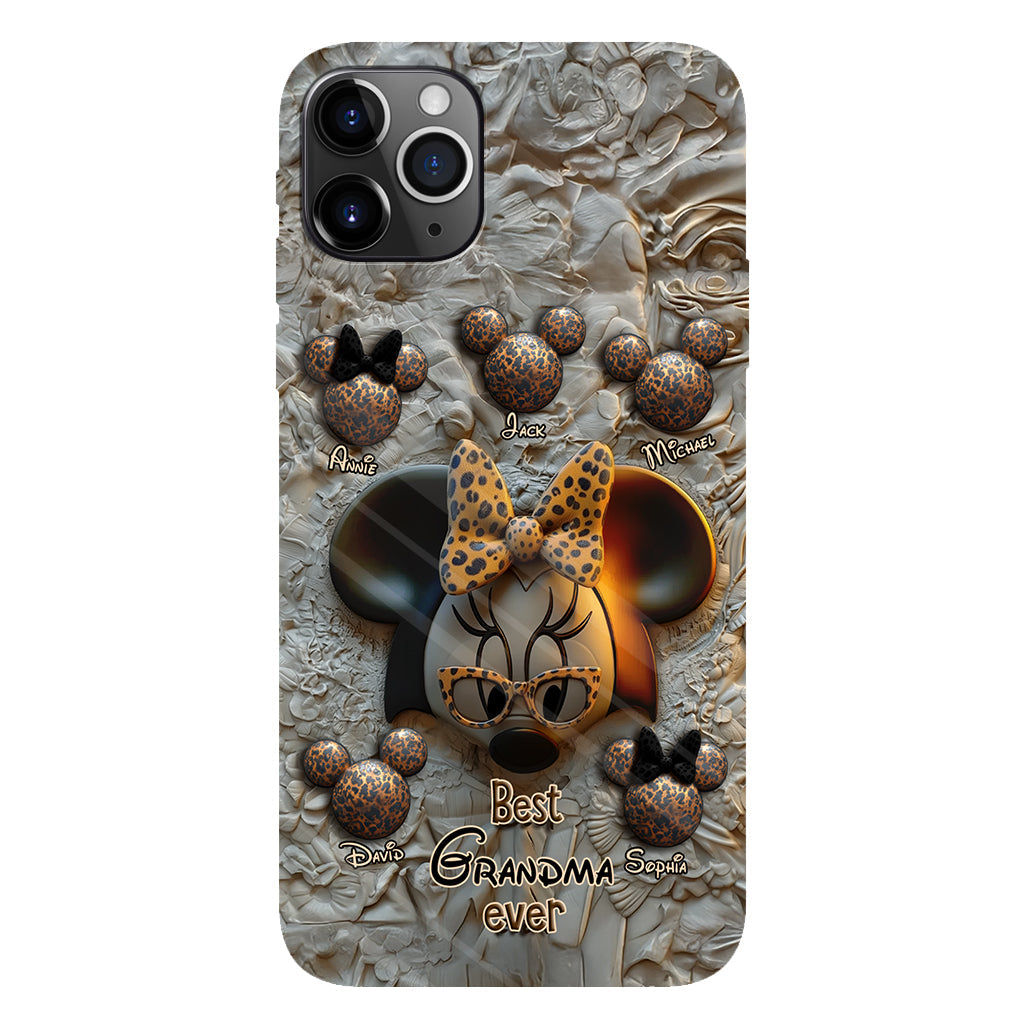 Best Grandma / Mom Ever - Personalized Mouse Full Print Phone Case