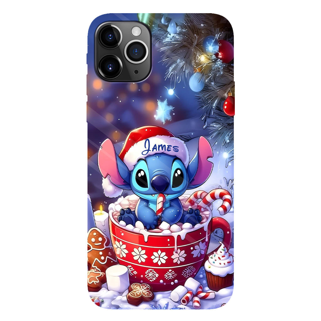 Blue Christmas - Personalized Ohana Full Print Phone Case