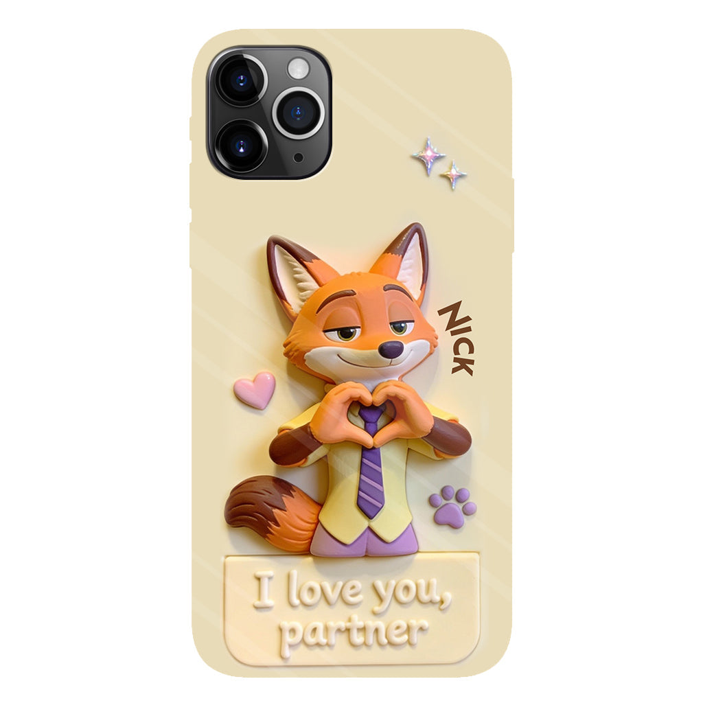 I Love You - Personalized Couple Full Print Phone Case