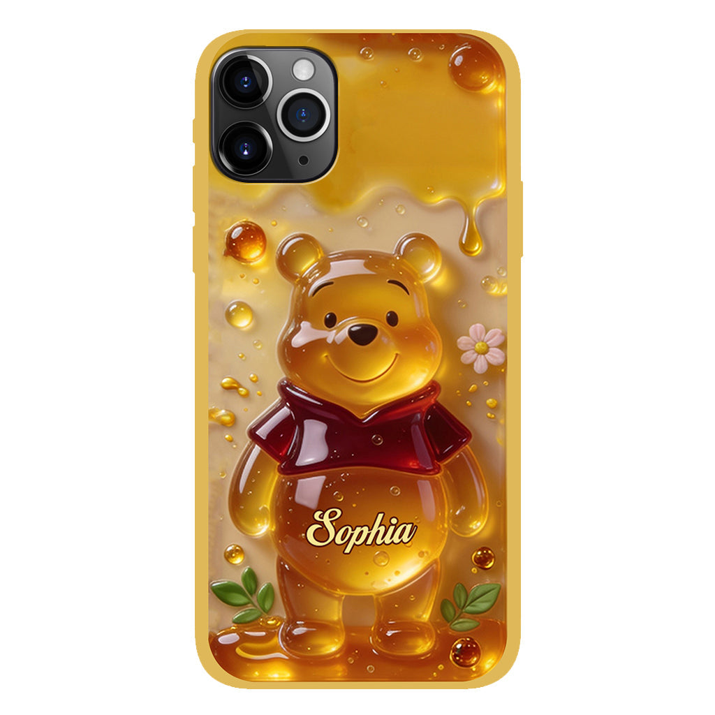 Cute Jelly Bear - Personalized Yellow Bear Full Print Phone Case