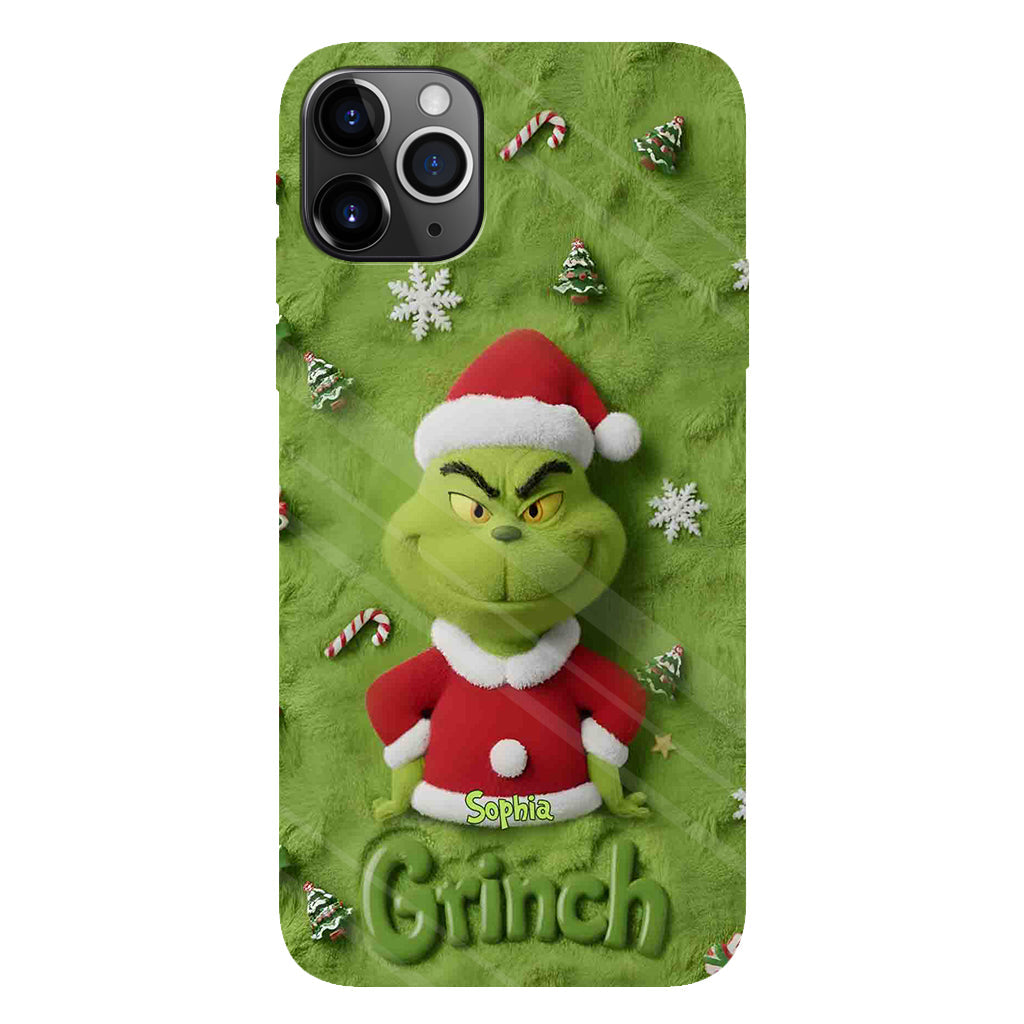 Merry Grinchmas - Personalized Stole Christmas Full Print Phone Case