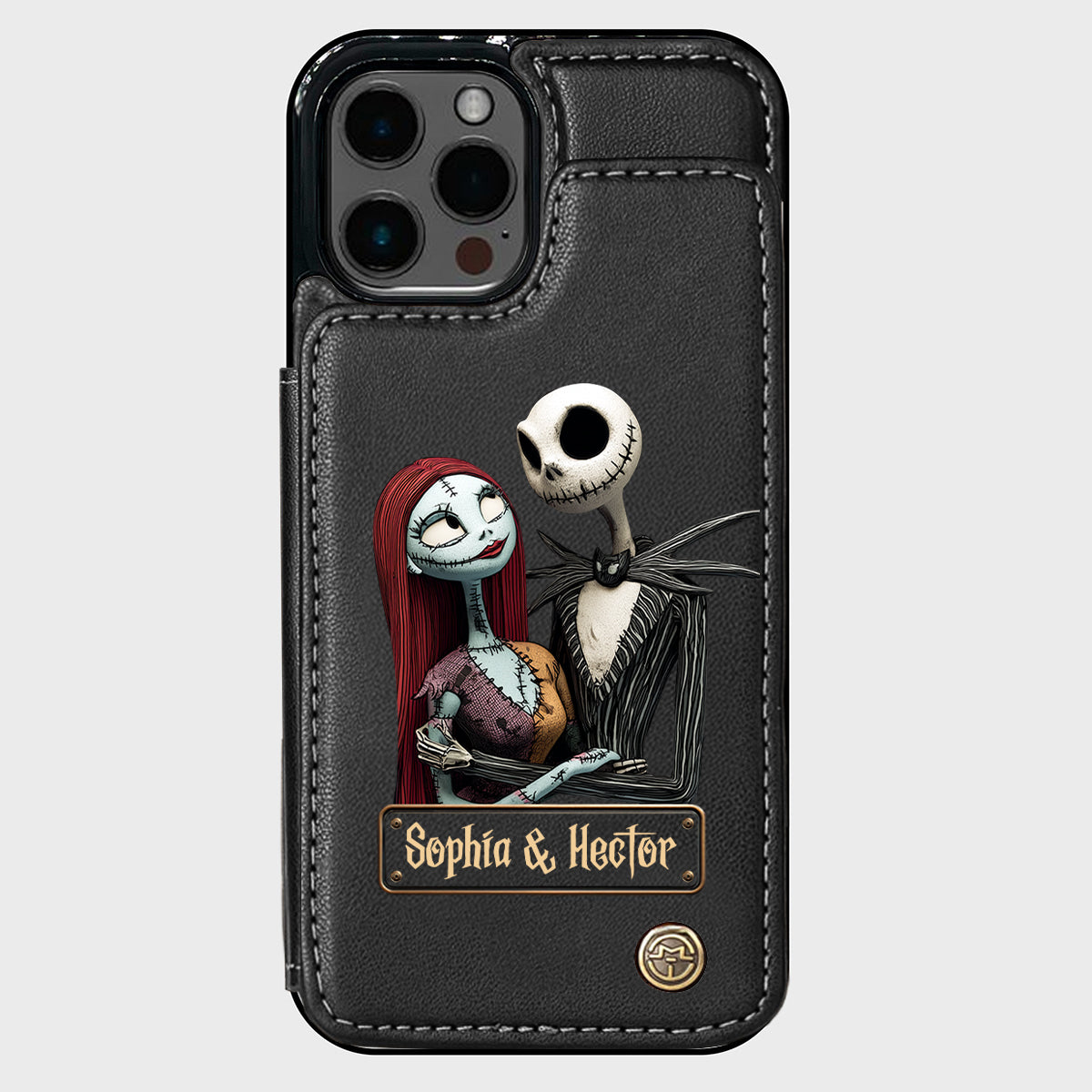 Nightmare Couple - Personalized Nightmare Wallet Phone Case