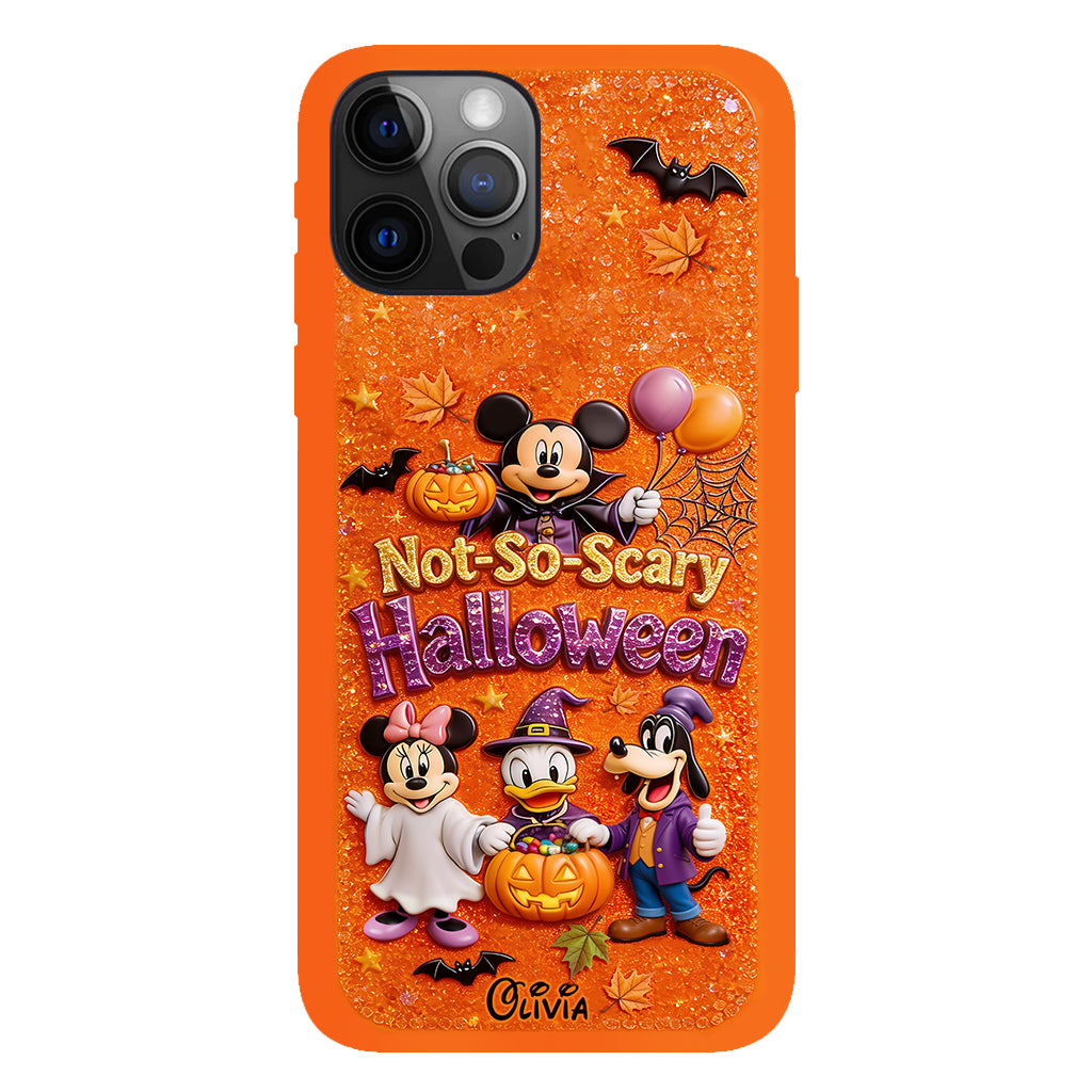 Not-so-scary Halloween - Personalized Mouse Full Print Phone Case