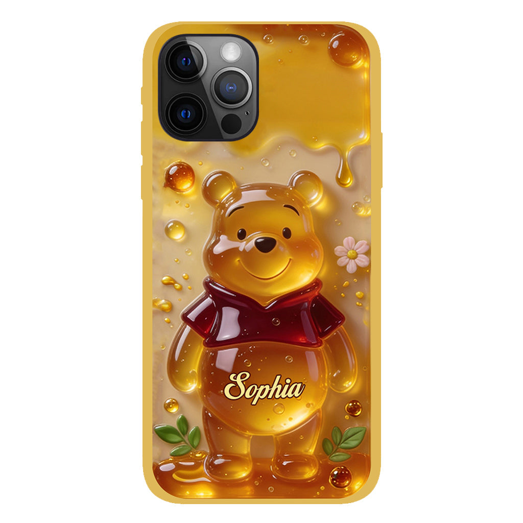 Cute Jelly Bear - Personalized Yellow Bear Full Print Phone Case