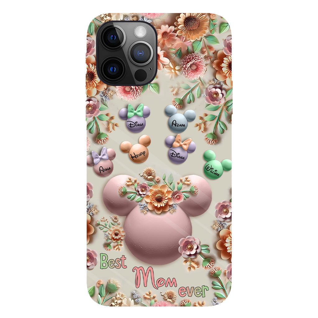 Best Mom / Grandma Ever - Personalized Mouse Full Print Phone Case