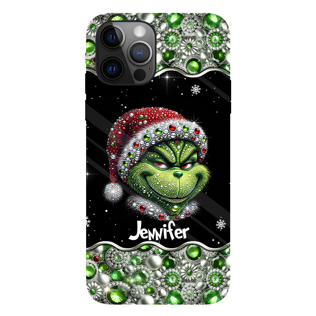 Merry Grinchmas - Personalized Stole Christmas Full Print Phone Case