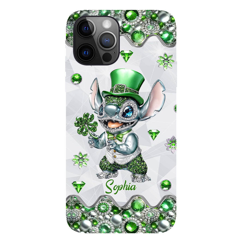 Lucky Shamrock - Personalized Ohana Full Print Phone Case