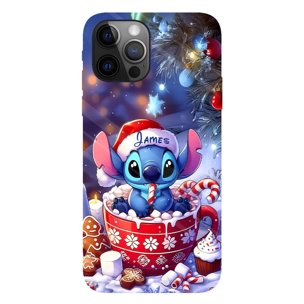 Blue Christmas - Personalized Ohana Full Print Phone Case