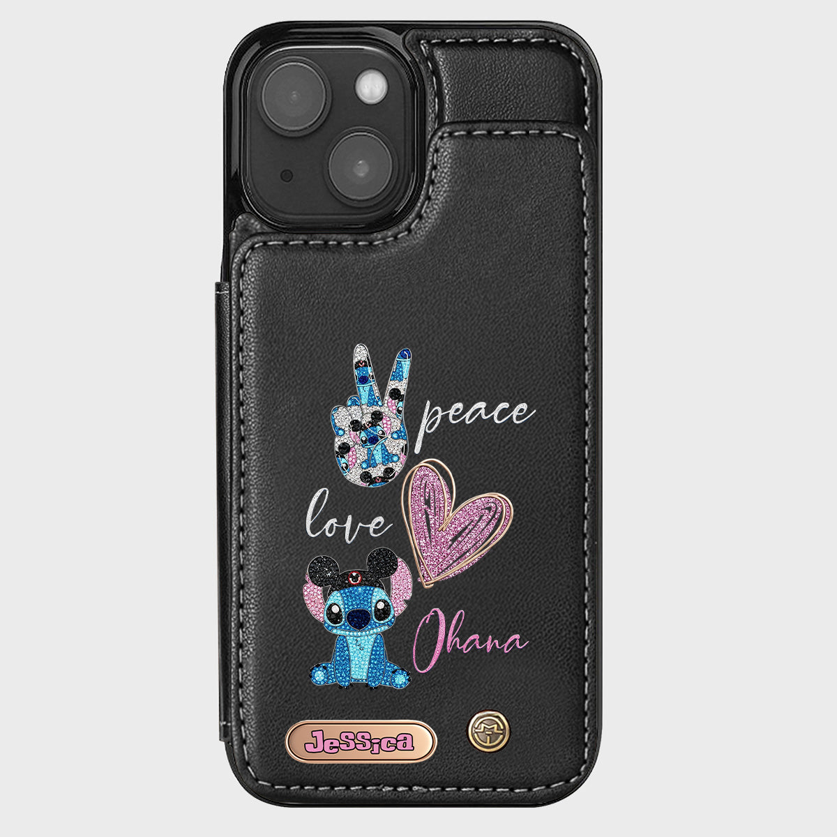 Ohana Means Family - Personalized Ohana Wallet Phone Case