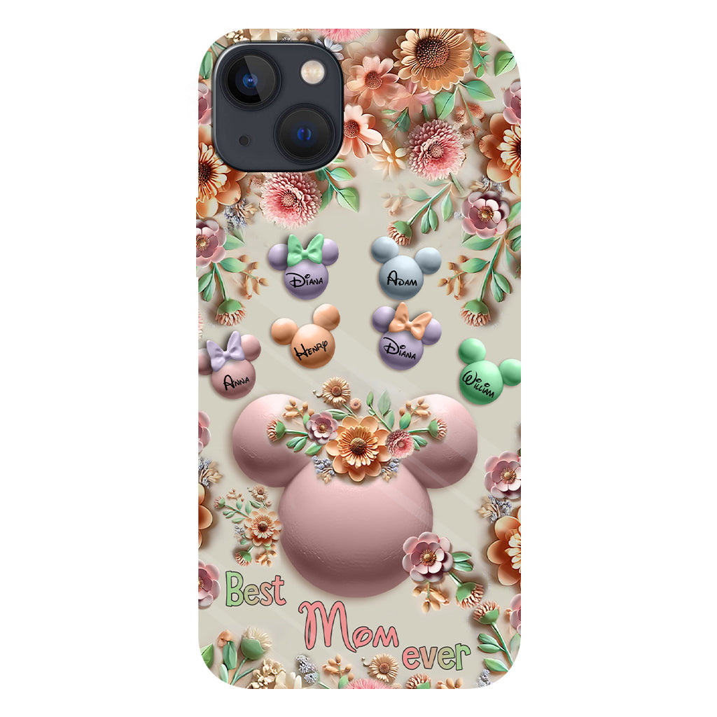 Best Mom / Grandma Ever - Personalized Mouse Full Print Phone Case