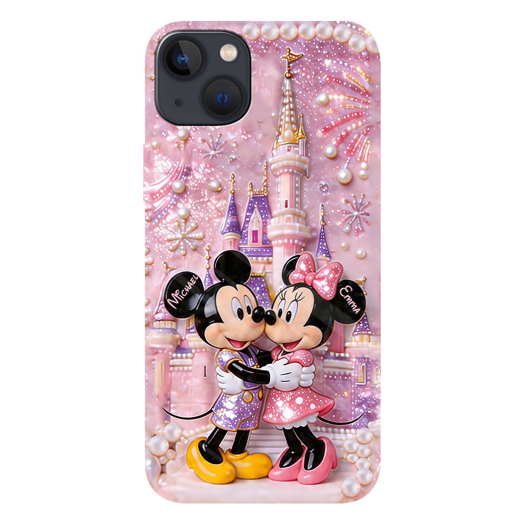 Cartoon Mouse Lovers Gift - Personalized Dream Trip Full Print Phone Case