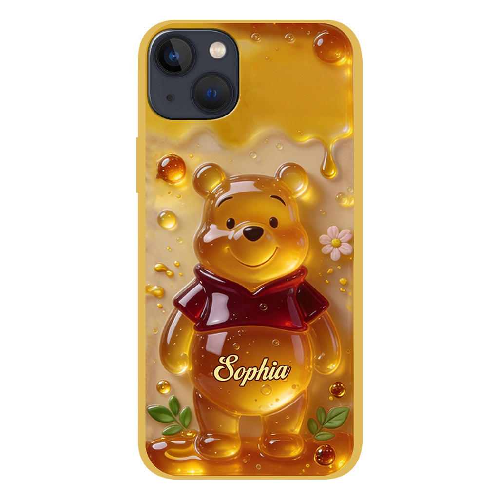 Cute Jelly Bear - Personalized Yellow Bear Full Print Phone Case