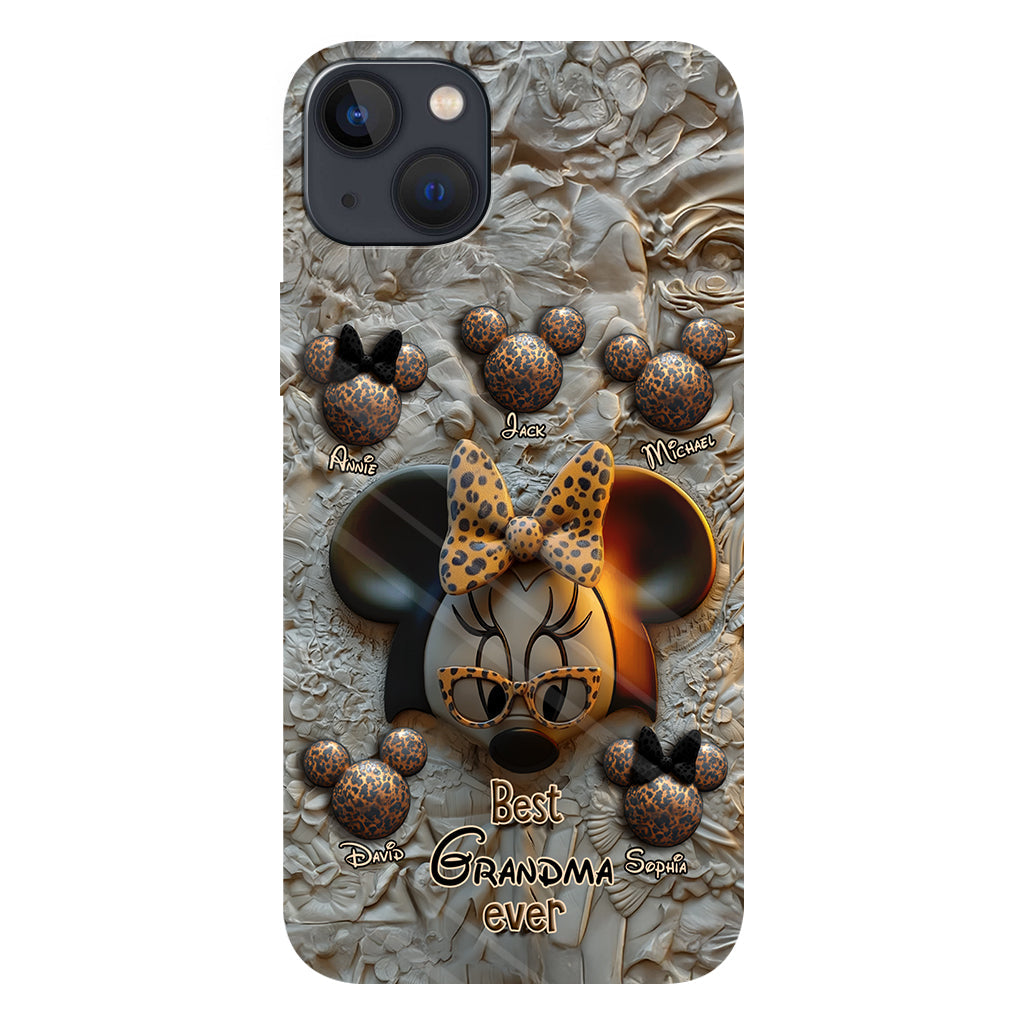 Best Grandma / Mom Ever - Personalized Mouse Full Print Phone Case