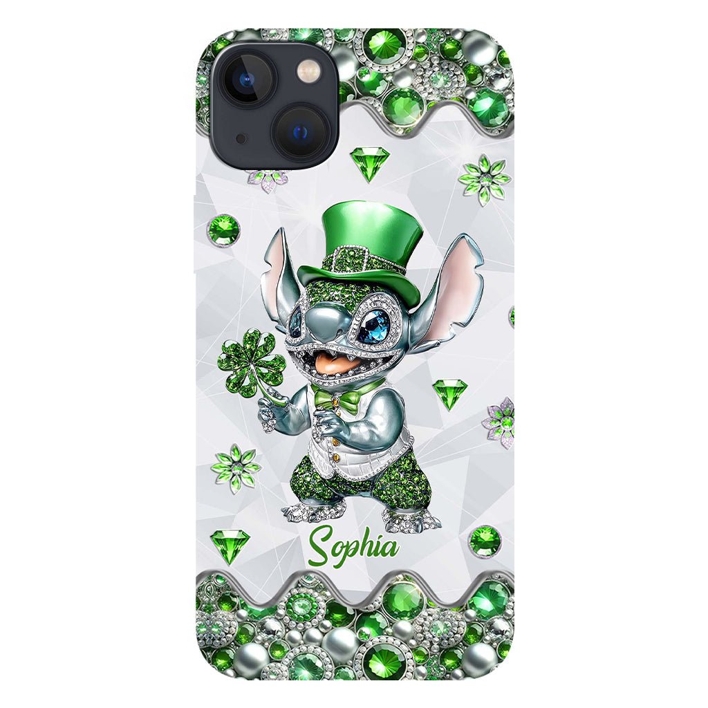 Lucky Shamrock - Personalized Ohana Full Print Phone Case