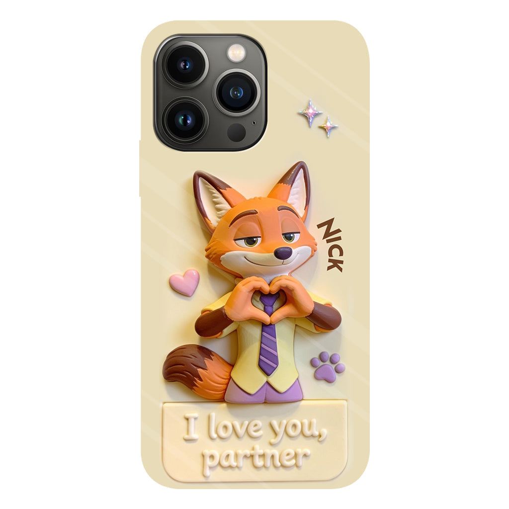 I Love You - Personalized Couple Full Print Phone Case