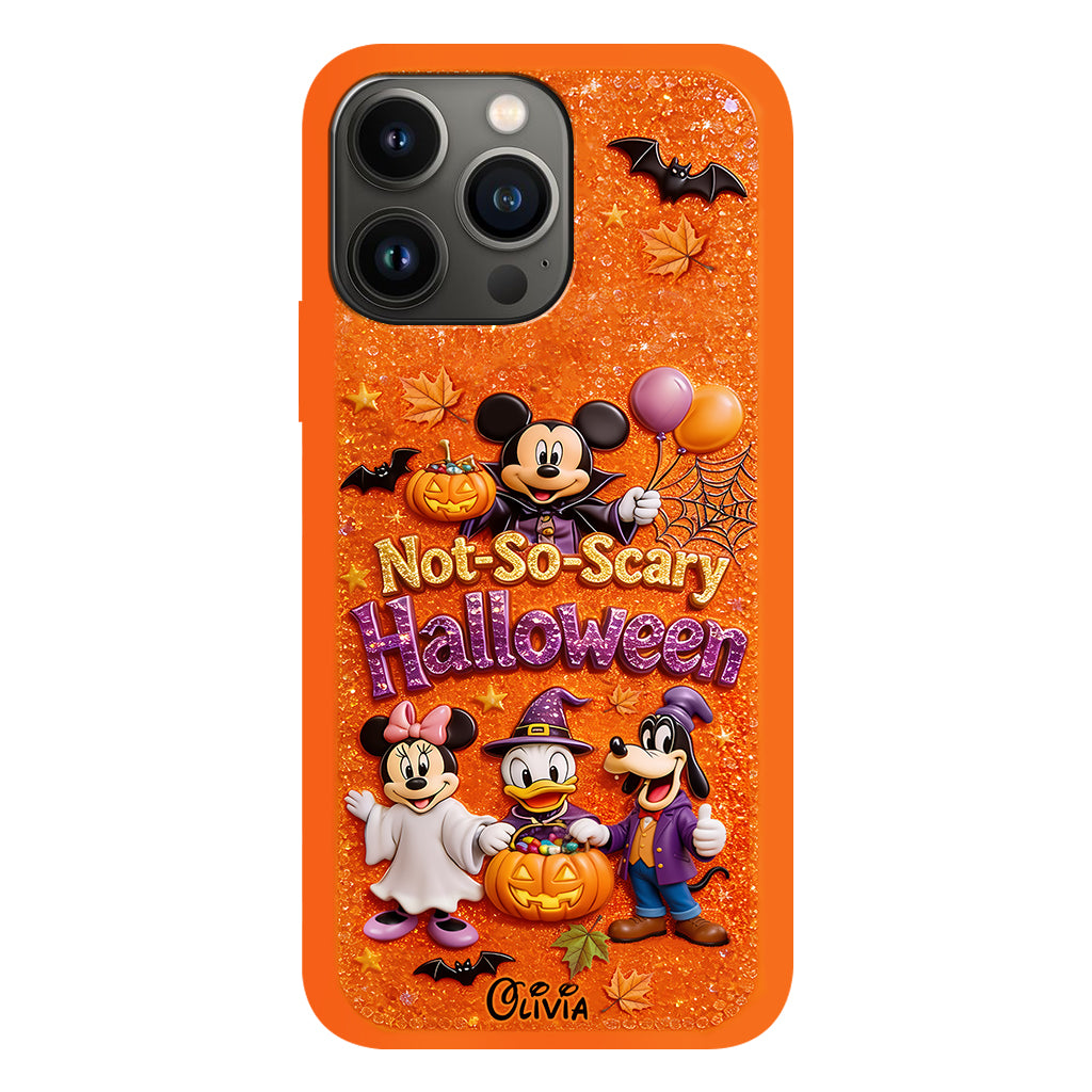 Not-so-scary Halloween - Personalized Mouse Full Print Phone Case