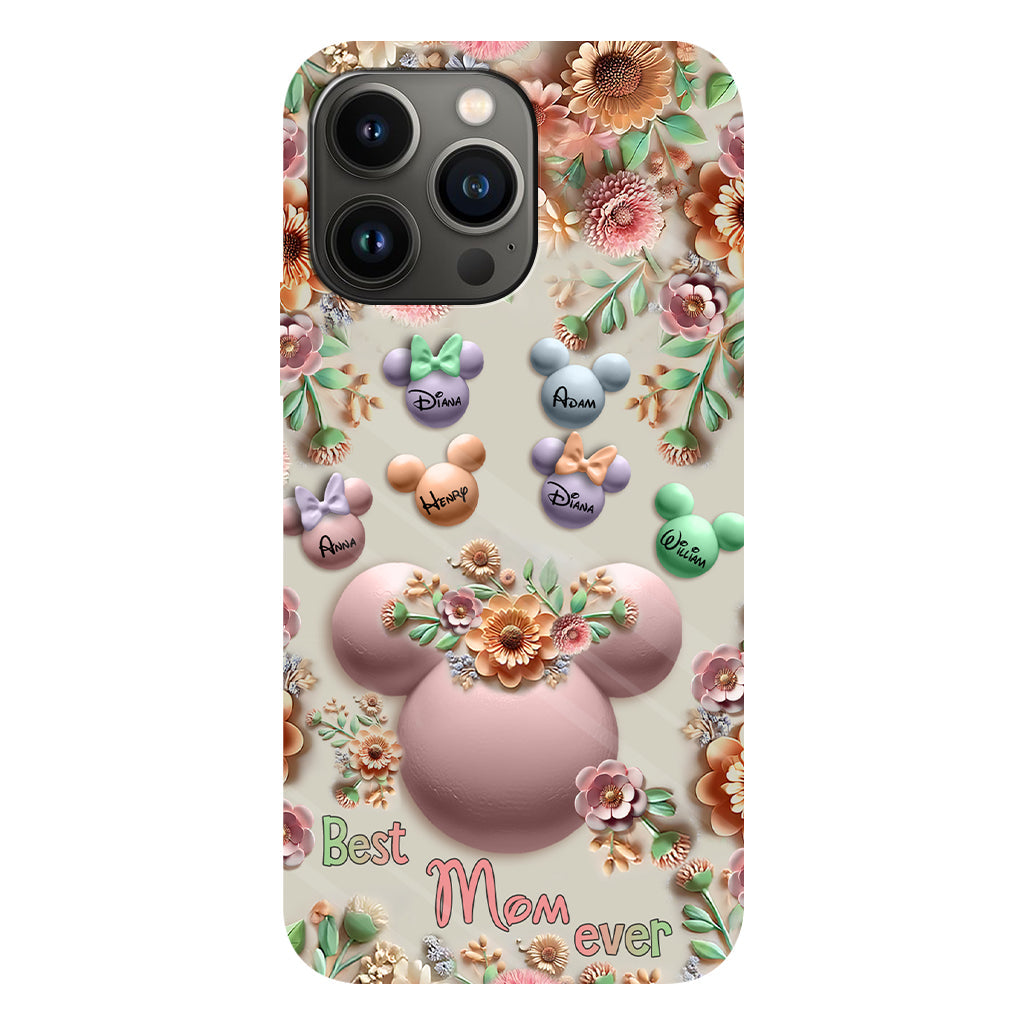 Best Mom / Grandma Ever - Personalized Mouse Full Print Phone Case