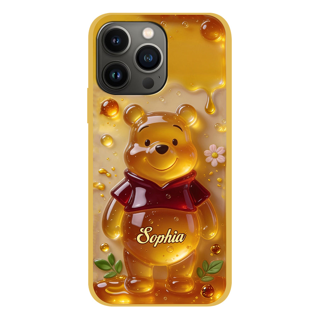 Cute Jelly Bear - Personalized Yellow Bear Full Print Phone Case