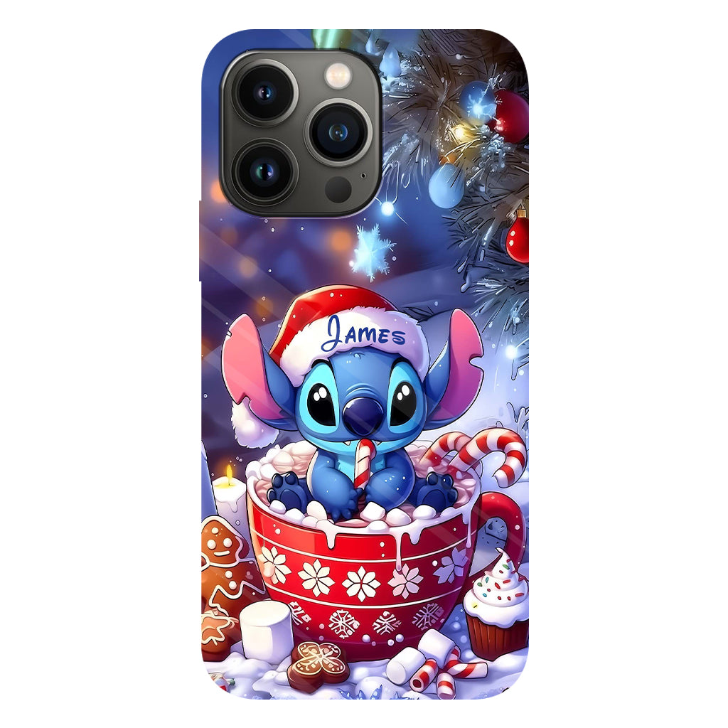 Blue Christmas - Personalized Ohana Full Print Phone Case