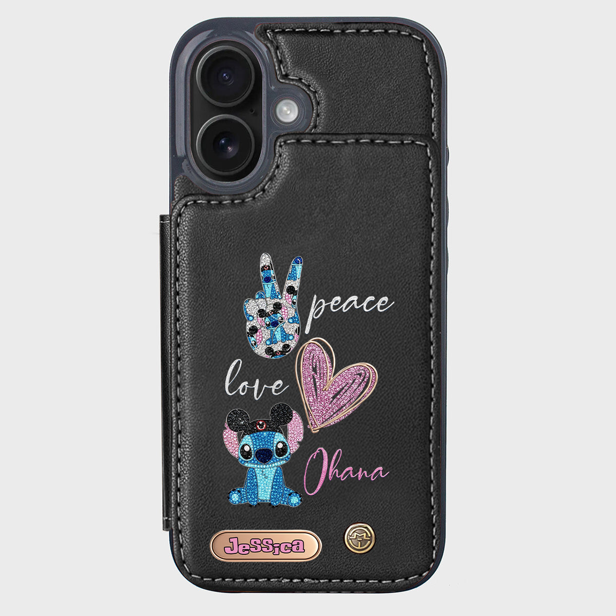 Ohana Means Family - Personalized Ohana Wallet Phone Case