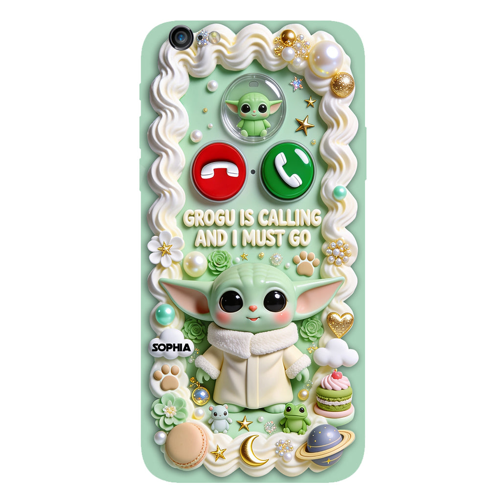 Baby Is Calling - Personalized The Force Full Print Phone Case