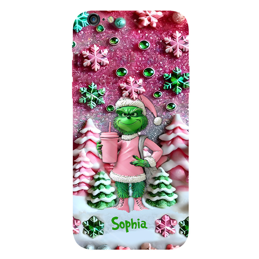Merry Grinchmas - Personalized Stole Christmas Full Print Phone Case