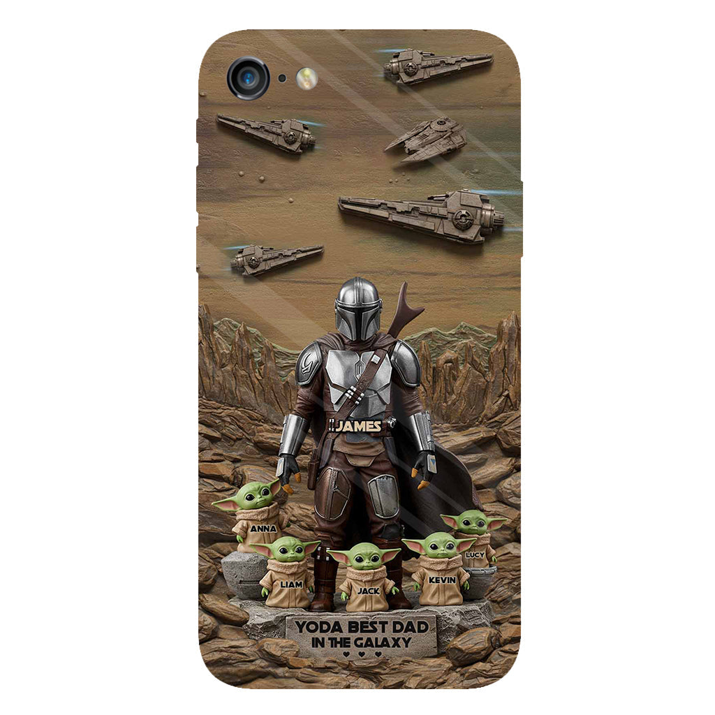 The Best Dad, Grandpa, Uncle,.. - Personalized The Force Full Print Phone Case
