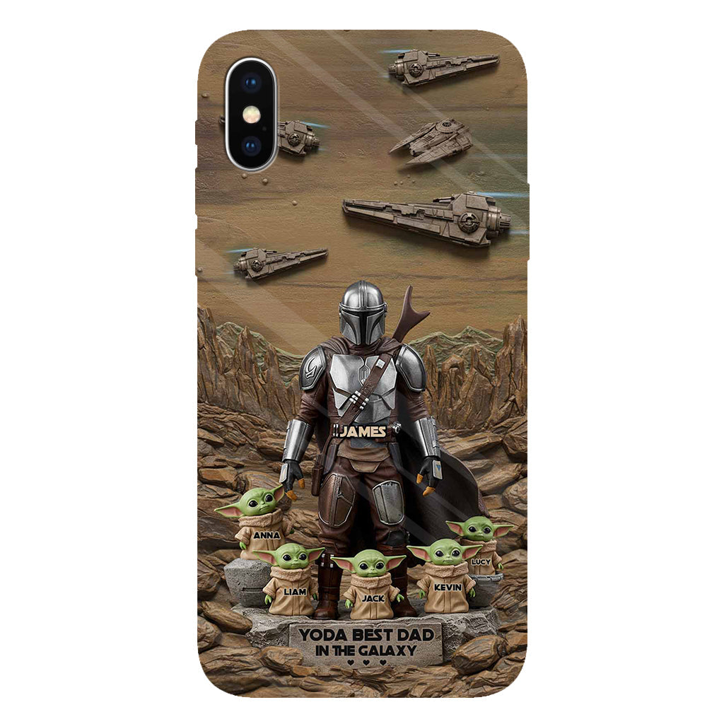 The Best Dad, Grandpa, Uncle,.. - Personalized The Force Full Print Phone Case