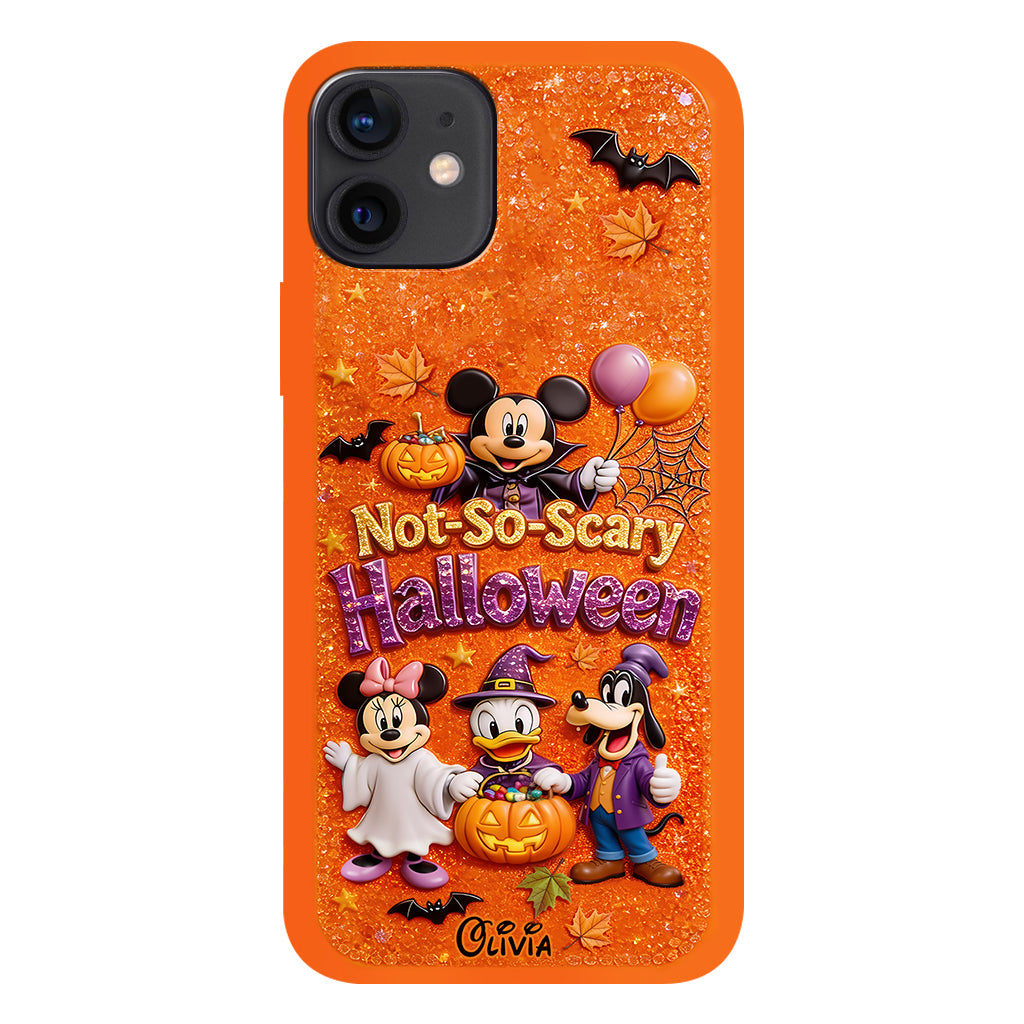 Not-so-scary Halloween - Personalized Mouse Full Print Phone Case