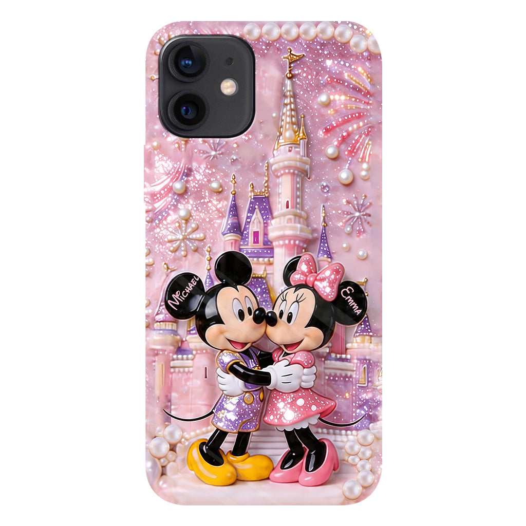 Cartoon Mouse Lovers Gift - Personalized Dream Trip Full Print Phone Case