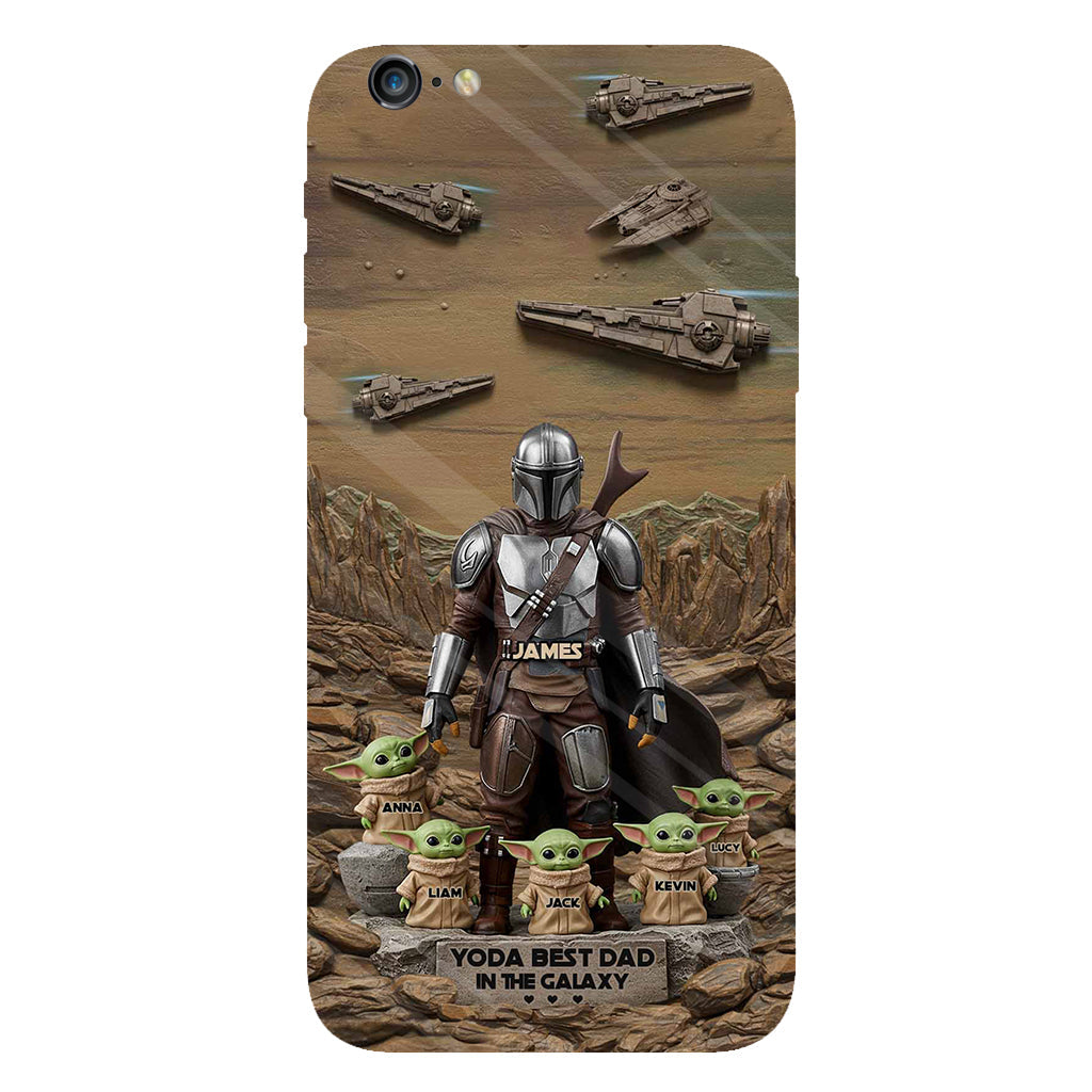The Best Dad, Grandpa, Uncle,.. - Personalized The Force Full Print Phone Case