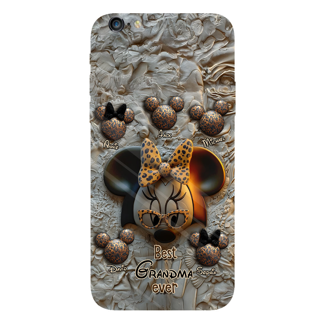 Best Grandma / Mom Ever - Personalized Mouse Full Print Phone Case
