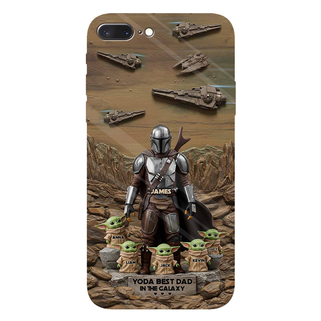 The Best Dad, Grandpa, Uncle,.. - Personalized The Force Full Print Phone Case