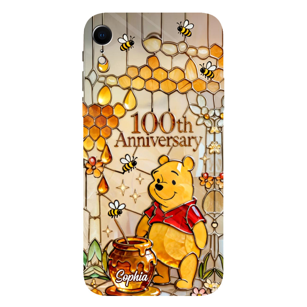 Honey Bear 100th Anniversary - Personalized Yellow Bear Full Print Phone Case