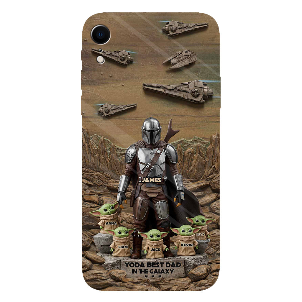 The Best Dad, Grandpa, Uncle,.. - Personalized The Force Full Print Phone Case