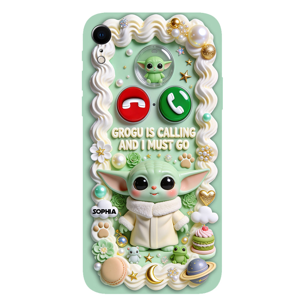 Baby Is Calling - Personalized The Force Full Print Phone Case